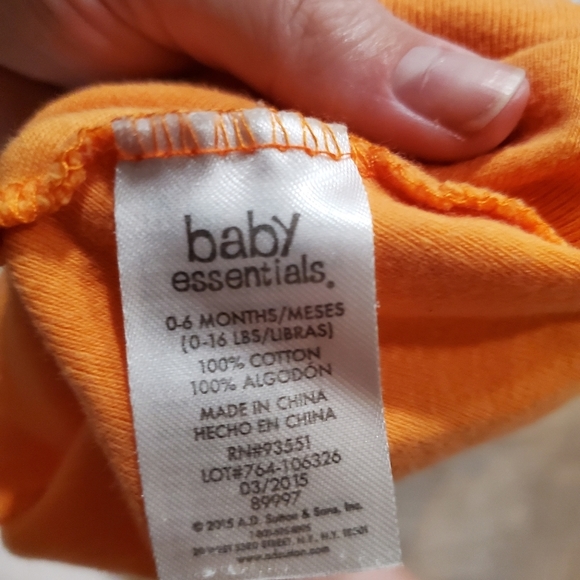 Carters Gerber Baby Essentials 4 Hat Cotton Beanie Star White Gray Orange Unisex - Picture 11 of 11